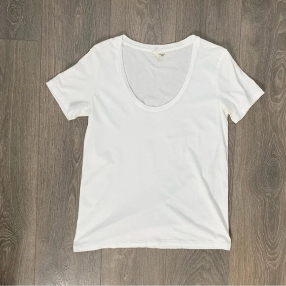 Aritzia Wilfred Free T-Shirt tee Short Sleeve Crew neck Cotton White Size XS - Picture 3 of 10